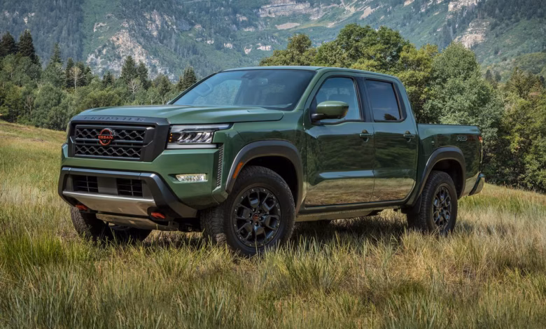 side view of nissan frontier