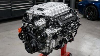 High-Performance HEMI Engine Workshop Display